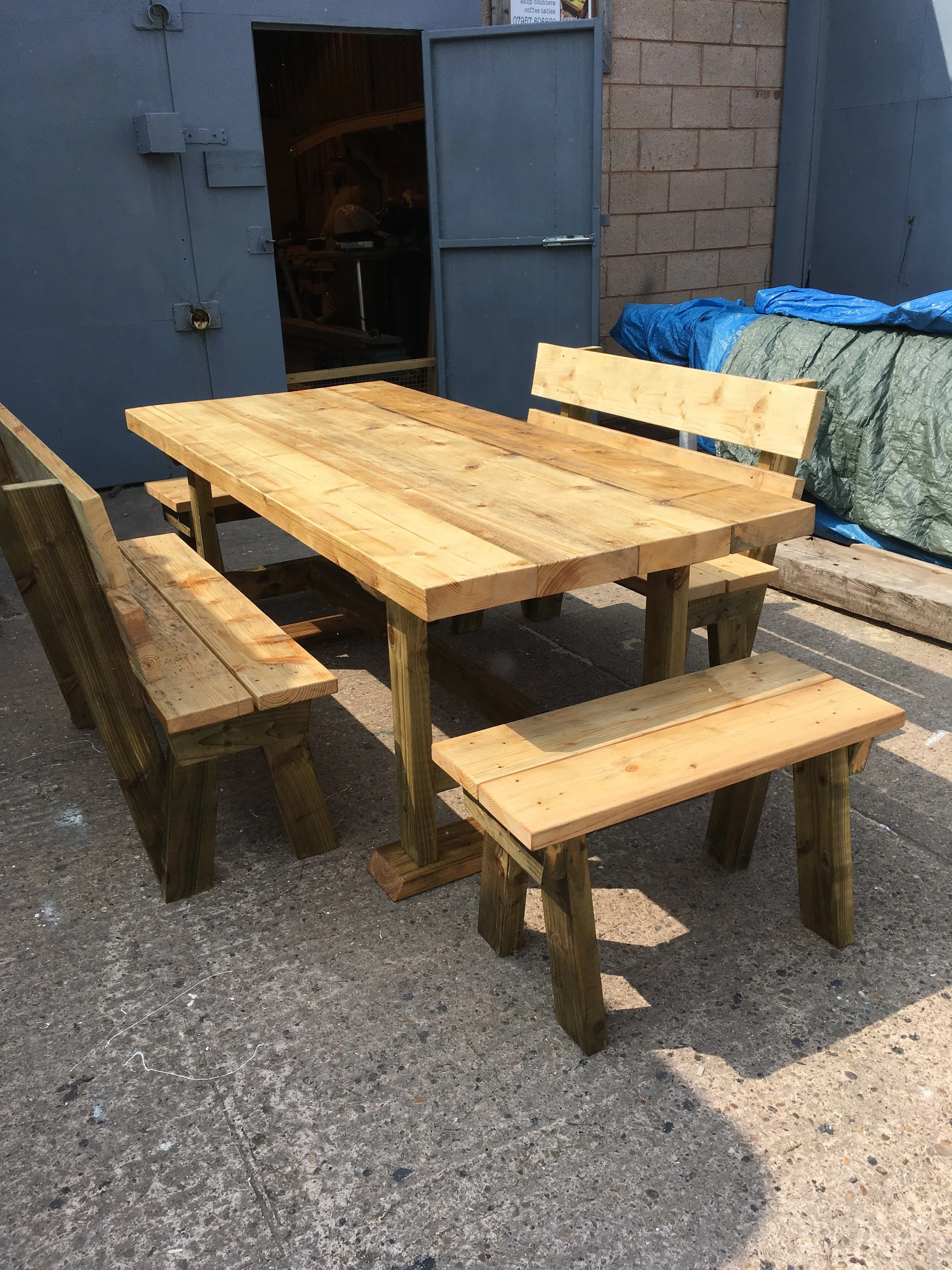 Custom made wood on sale furniture near me